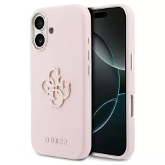   GUESS tok iPhone 17 készülékhez GUHCP17S5PS4RGGP (PU FW Resin Logo) rózsaszín