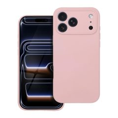   iPhone 17 PRO MAX készülékhez szilikon tok 2 mm porrózsaszín