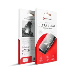   Forcell Ultra Clear Glass edzett üvegfólia iPhone 12 / 12 Pro készülékhez fekete