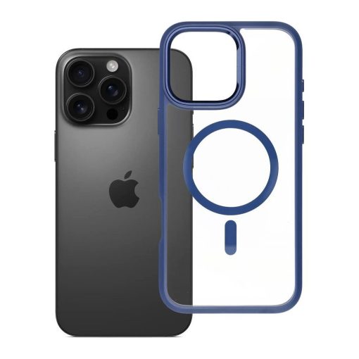 ROAR case MAG BUMPER tok MagSafe-kompatibilis iPhone 16 Pro Max készülékhez tengerészkék