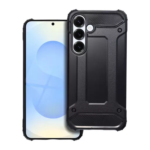Samsung Galaxy S25 készülékhez Armor tok, fekete