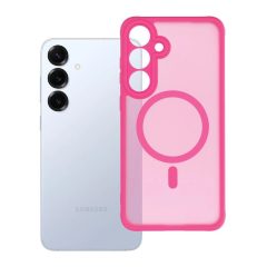   Samsung S25 PLUS készülékhez tok – Full Matte Mag Cover, MagSafe kompatibilis, rózsaszín