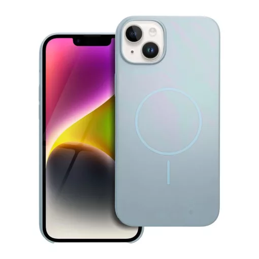 iPhone 14 Plus készülékhez Glossy Mag Cover MagSafe-kompatibilis tok menta