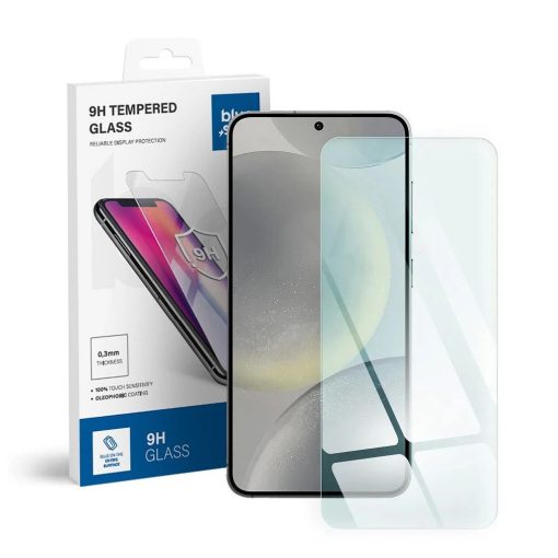 Samsung Galaxy S24 készülékhez edzett üveg kijelzővédő Blue Star