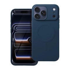   Silicone Mag Cover (big hole) tok MagSafe-kompatibilis iPhone 17 Pro Max készülékhez kék