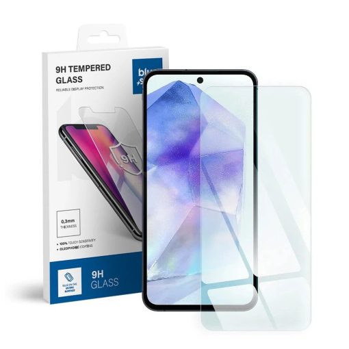 Blue Star edzett üvegfólia Samsung Galaxy A55 5G és S25 FE készülékekhez