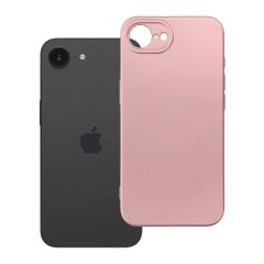   iPhone 16e (SE 4 2025) és 17e tok készülékhez metál rózsaszín