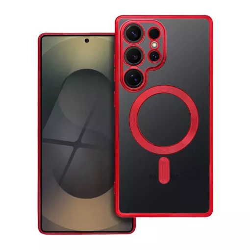 Samsung S25 ULTRA készülékhez Electro Mag Cover tok, MagSafe-kompatibilis, piros