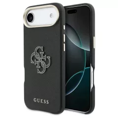   GUESS tok iPhone 17 Air készülékhez GUHCP17M5PS4RGGK (PU FW Resin Logo) fekete