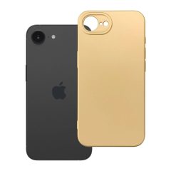   iPhone 16e (SE 4 2025) és 17e tok készülékhez, metál arany