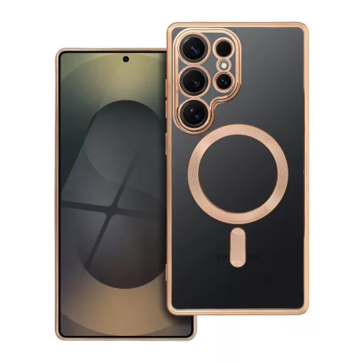 Electro Mag Cover tok Samsung S25 ULTRA készülékhez MagSafe-kompatibilis arany