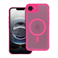   Full Matte Mag Cover tok iPhone 16e (SE 4 2025) és 17e készülékhez MagSafe kompatibilis, rózsaszín