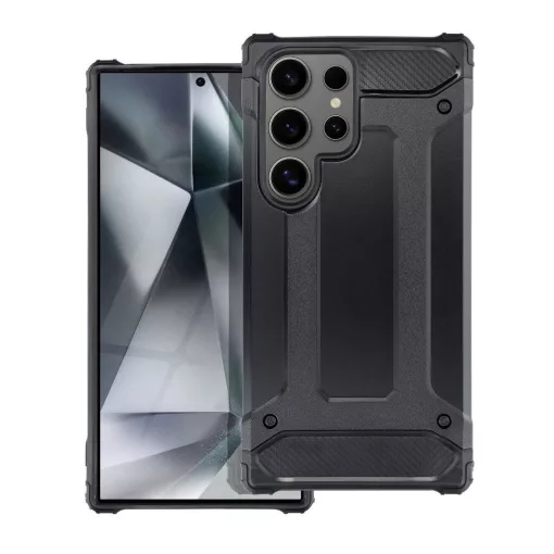 Samsung S24 ULTRA készülékhez Armor tok fekete
