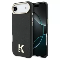   KARL LAGERFELD tok iPhone 17 Air készülékhez MagSafe kompatibilis KLHMP17M5PGFKHGK (PU FW W/ KHead Logo) fekete