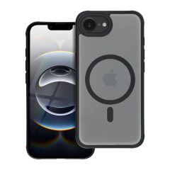   iPhone 16e (SE 4 2025) és iPhone 17e készülékhez MagSafe kompatibilis Full Matte Mag Cover tok, fekete