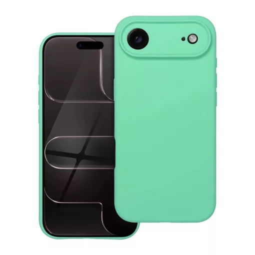 iPhone 17 készülékhez AIR szilikon tok 2mm menta