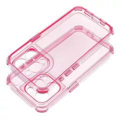 Matrix Clear tok iPhone 13 készülékhez, púderrózsaszín