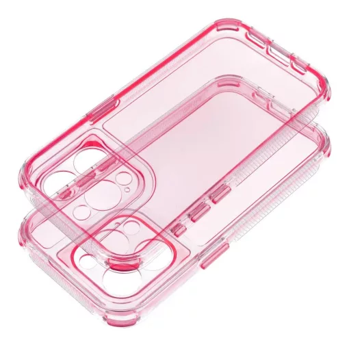 Matrix Clear tok iPhone 13 készülékhez, púderrózsaszín