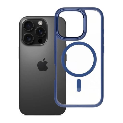 ROAR case MAG BUMPER MagSafe-kompatibilis tok iPhone 16 Pro készülékhez, tengerészkék