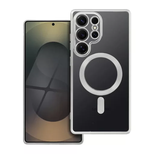 Samsung S25 ULTRA készülékhez Electro Mag Cover tok MagSafe kompatibilis, ezüst