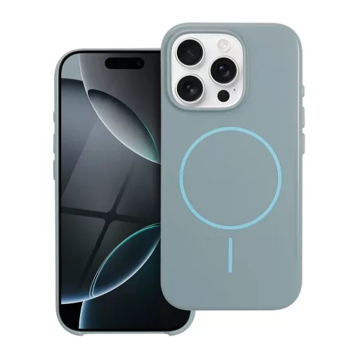 Glossy Mag Cover tok iPhone 17 készülékhez – MagSafe kompatibilis, menta