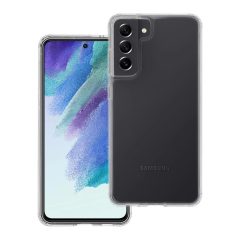   Samsung S21 FE készülékhez Super Clear Hybrid tok átlátszó
