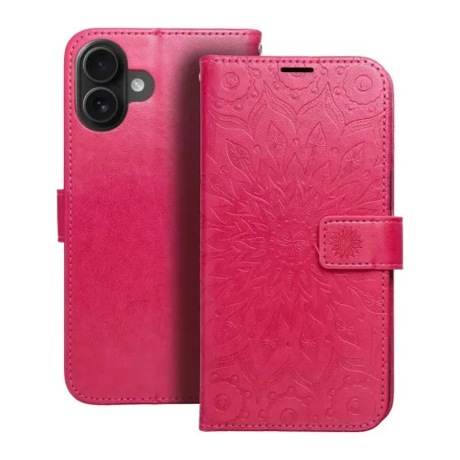 MEZZO tok iPhone 16 Plus készülékhez Mandala magenta