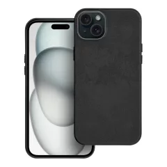   Tok iPhone 15 PLUS készülékhez Woven Mag Cover MagSafe-kompatibilis fekete