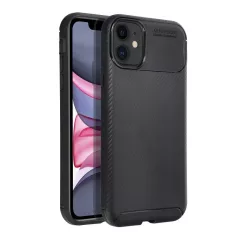iPhone 11 készülékhez Carbon Premium tok fekete