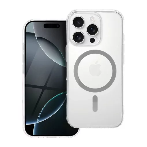 iPhone 13 készülékhez Drop Glue Colorful Ring MagSafe kompatibilis tok, szürke