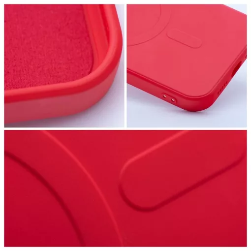 SILICONE MAG COVER tok MagSafe-kompatibilis Samsung A17 készülékhez piros