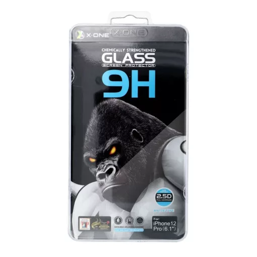 X-ONE Full Cover Extra Strong Matte edzett üvegfólia iPhone 17 Air készülékhez 9H