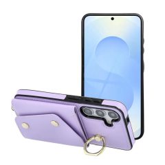   Samsung S25 ULTRA készülékhez Wonder tok pénztárcával, lila