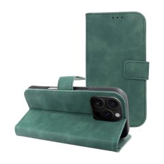 TENDER könyvtok iPhone 16 Pro készülékhez zöld