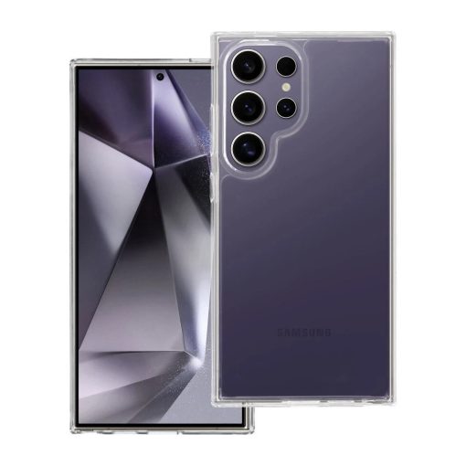 Samsung S24 ULTRA készülékhez Super Clear Hybrid tok átlátszó