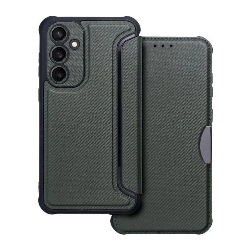 RAZOR Book tok Samsung S23 FE készülékhez sötétzöld