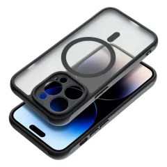   Samsung S25 FE készülékhez Full Matte Mag Cover tok, MagSafe-kompatibilis, fekete