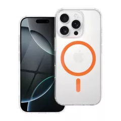   Drop Glue Colorful Ring Mag Cover tok iPhone 13 készülékhez, MagSafe-kompatibilis, narancssárga