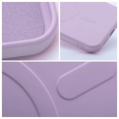   Silicone Mag Cover MagSafe-kompatibilis tok Samsung S25 FE készülékhez, rózsaszín