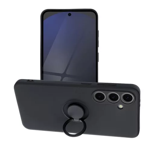 Samsung Galaxy S24 FE készülékhez tok Silicone Ring fekete
