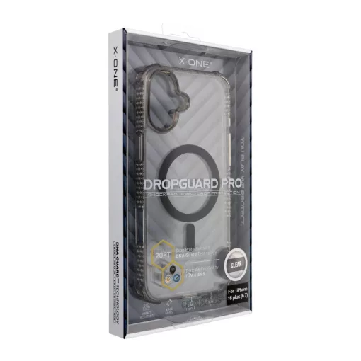 X-ONE Dropguard mágneses tok Pro MagSafe-kompatibilis Apple iPhone 16 Plus készülékhez, fekete
