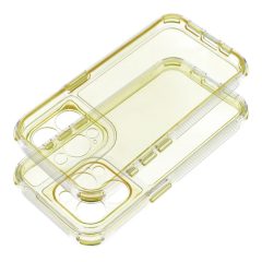 iPhone 16 PLUS készülékhez Matrix Clear tok sárga