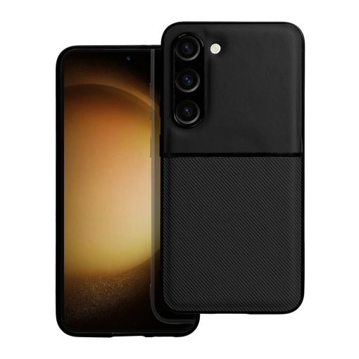 Samsung S23 készülékhez Noble tok fekete