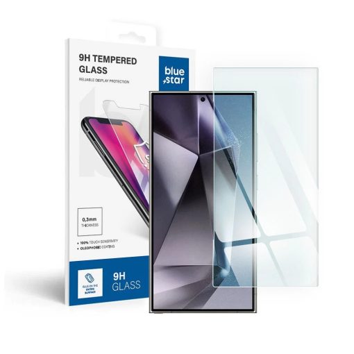 Samsung Galaxy S25 készülékhez Blue Star edzett üveg kijelzővédő
