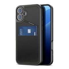   DUX DUCIS RAFI II MAG tok kitámasztóval MagSafe-kompatibilis iPhone 16 Plus készülékhez fekete