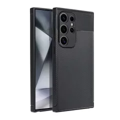 Samsung S24 ULTRA készülékhez Carbon Premium tok fekete