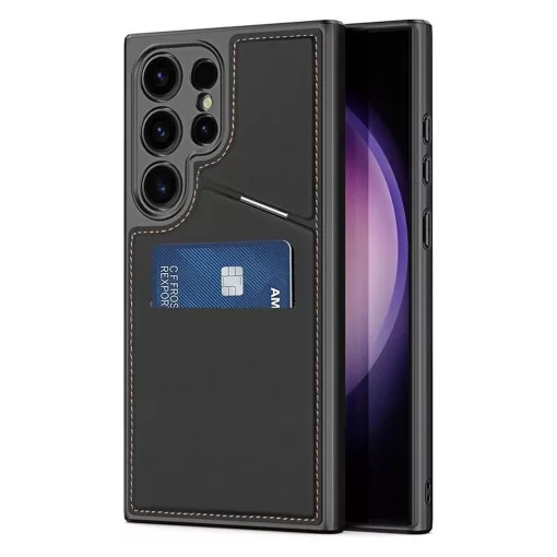 DUX DUCIS RAFI II MAG tok állvánnyal MagSafe-kompatibilis SAMSUNG S24 Ultra készülékhez fekete