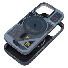   iPhone 16 Pro Max készülékhez Forcell F-Protect Levels kettős rétegű 4D technológiás MagSafe-kompatibilis tok cyber grey