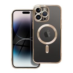   iPhone 16e (SE 4 2025) és 17e készülékhez Electro Mag tok, MagSafe-kompatibilis, arany