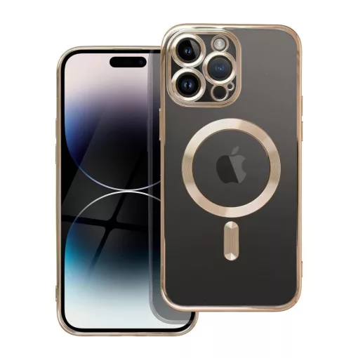 iPhone 16e (SE 4 2025) és 17e készülékhez Electro Mag tok, MagSafe-kompatibilis, arany